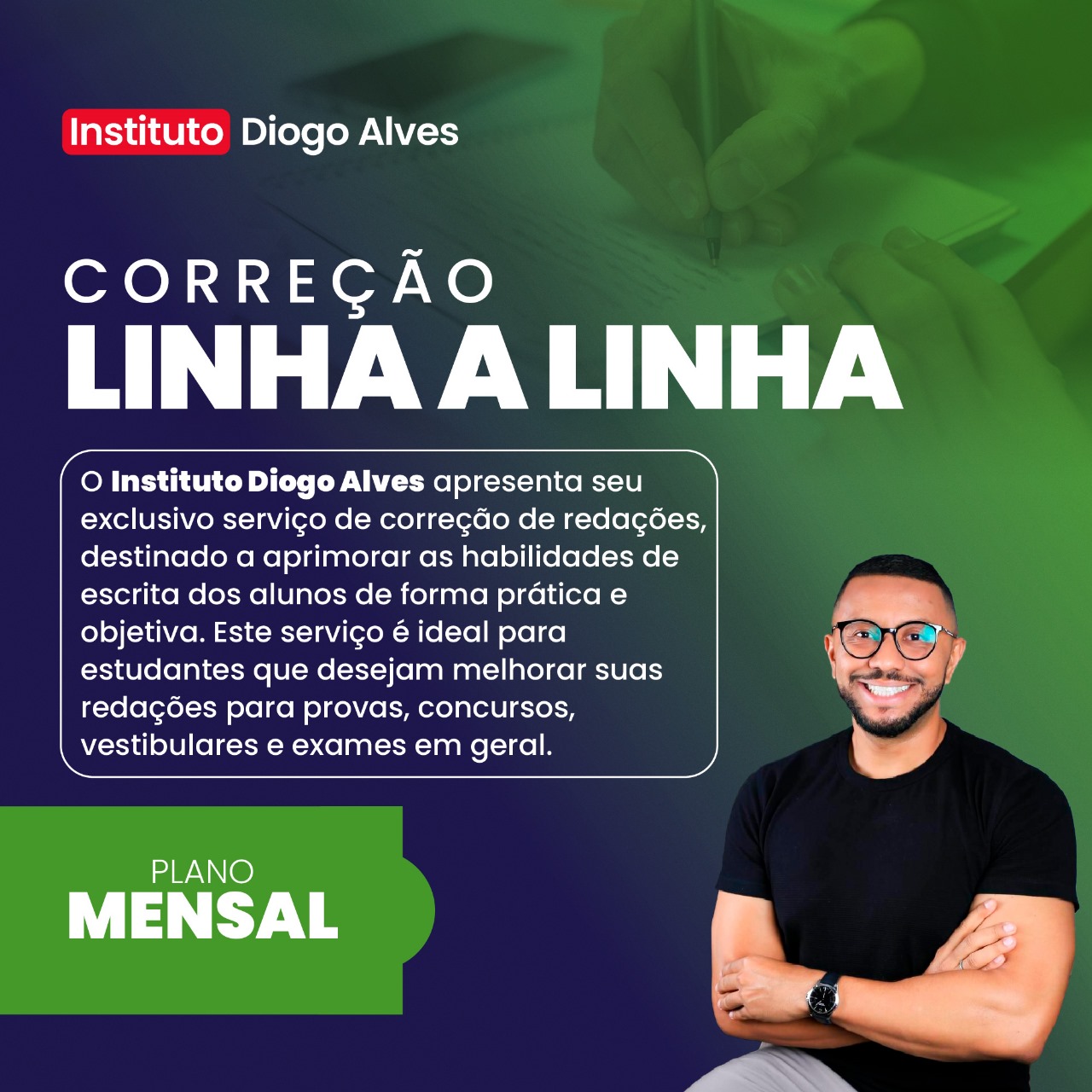 Correção Linha a Linha (Plano mensal)